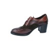 Oxford Shoes with Lace and Heel for Women by Luis Gonzalo 5013M