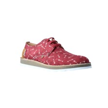 Calzados Vesga Zapatos Casual Con Cordones Para Hombres De Partelas Tarifa Color Burdeos Foto 2