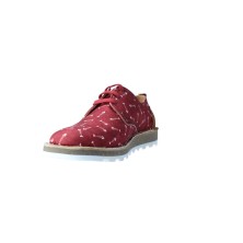 Calzados Vesga Zapatos Casual Con Cordones Para Hombres De Partelas Tarifa Color Burdeos Foto 4