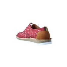 Calzados Vesga Zapatos Casual Con Cordones Para Hombres De Partelas Tarifa Color Burdeos Foto 7