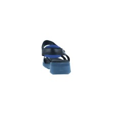 Calzados Vesga Sandalias Casual con Cuña para Mujer de Pepe Menargues 10003 Color Negro y Azul Foto 8