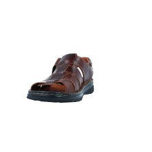 Calzados Vesga Sandalias Cangrejeras Casual Hombre de Leyland Suave 10032 Color Marrón Foto 4