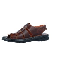 Calzados Vesga Sandalias Cangrejeras Casual Hombre de Leyland Suave 10032 Color Marrón Foto 5