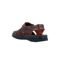 Calzados Vesga Sandalias Cangrejeras Casual Hombre de Leyland Suave 10032 Color Marrón Foto 7