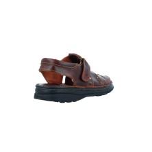 Calzados Vesga Sandalias Cangrejeras Casual Hombre de Leyland Suave 10032 Color Marrón Foto 9