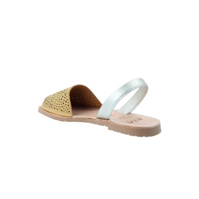 Calzados Vesga Sandalias Abarcas Menorquinas Mujer Ria 27800-2-S2 Color Nobuck Mostaza Foto 6