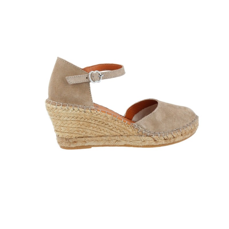 Sandalias con cuña baja Pons Quintana 5067.W00 Camel