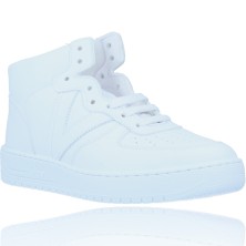 Calzados Vesga Botin Deportivo Basket Vegano para Mujer de Victoria 129116 color blanco foto 2