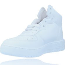 Calzados Vesga Botin Deportivo Basket Vegano para Mujer de Victoria 129116 color blanco foto 4