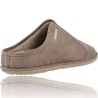 Zapatillas de Casa para Hombres Sin Talón Pantuflas Nordikas Tex Cab Microsuede 1285 Tex Cab