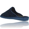 Nordikas 236 Top Line Men's Suede Mule Slippers House Shoes Backless