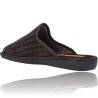 Nordikas 236 Top Line Chaussons Mules Homme Daim Pantoufles sans Talon