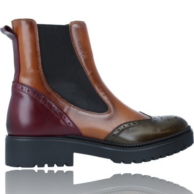 Botines Casual Chelsea de Piel para Mujer de Luis Gonzalo 5110M