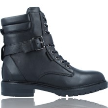 Military Biker Boots with...
