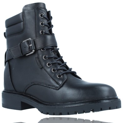 CARMELA 68140 Botas Militares Mujer Negro