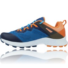 Calzados Vesga Zapatillas Deportivas de Competición para Hombre Merrell Mtl Long Sky J135153 color azul y naranja foto 5