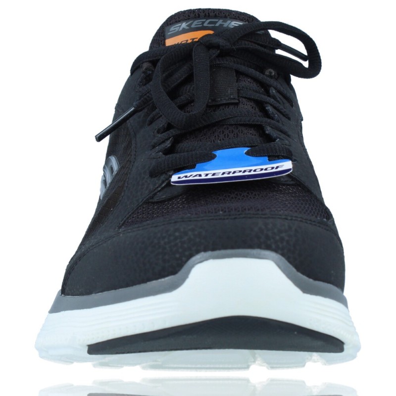 Zapatillas Deportivas Hombre Skechers Tack-ripkent. - Negro/Azul