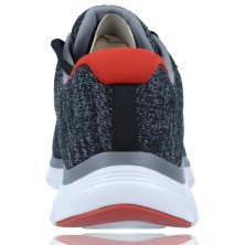 Zapatillas Deportivas para Hombre de Skechers Flex Advantage 4.0 Neptis 232235 color negro y rojo foto 7