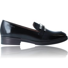 Calzados Vesga Zapatos Mocasines de Piel para Mujer de Wonders A-7250 color negro foto 1