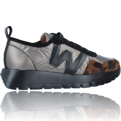 Zapatillas Deportivas Casual de Piel para Mujer de Wonders Luna A-2416