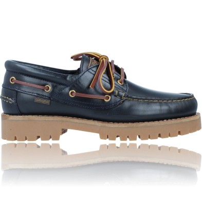 Calzados Vesga Zapatos Náuticos Casual de Piel para Hombres de Callaghan 21910 Timber Cro color marino foto 1