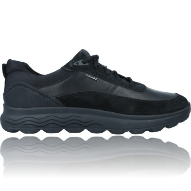 Calzados Vesga Zapatillas Deportivas Casual de Piel para Hombre de Geox Spherica U16BYE color negro foto 1