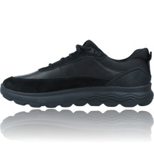 Calzados Vesga Zapatillas Deportivas Casual de Piel para Hombre de Geox Spherica U16BYE color negro foto 5