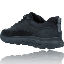 Calzados Vesga Zapatillas Deportivas Casual de Piel para Hombre de Geox Spherica U16BYE color negro foto 6