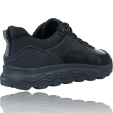 Calzados Vesga Zapatillas Deportivas Casual de Piel para Hombre de Geox Spherica U16BYE color negro foto 8