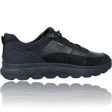 Calzados Vesga Zapatillas Deportivas Casual de Piel para Hombre de Geox Spherica U16BYE color negro foto 9