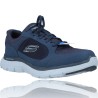 Zapatillas Deportivas de Piel Waterproof para Hombres de Skechers 232235 Flex Advantage 4.0