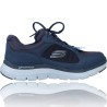 Zapatillas Deportivas de Piel Waterproof para Hombres de Skechers 232222 Flex Advantage 4.0