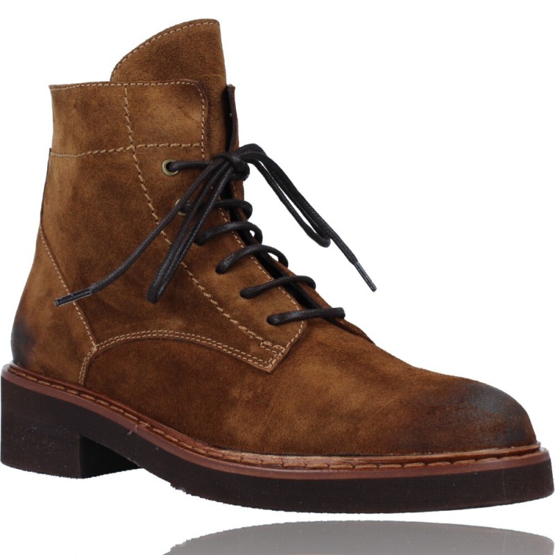 Botines Casual de Piel con Cordones para Mujer de Pedro Miralles 29248 Nagoya