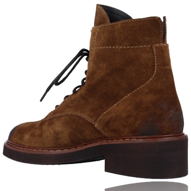 Botines Casual de Piel con Cordones para Mujer de Pedro Miralles 29248 Nagoya