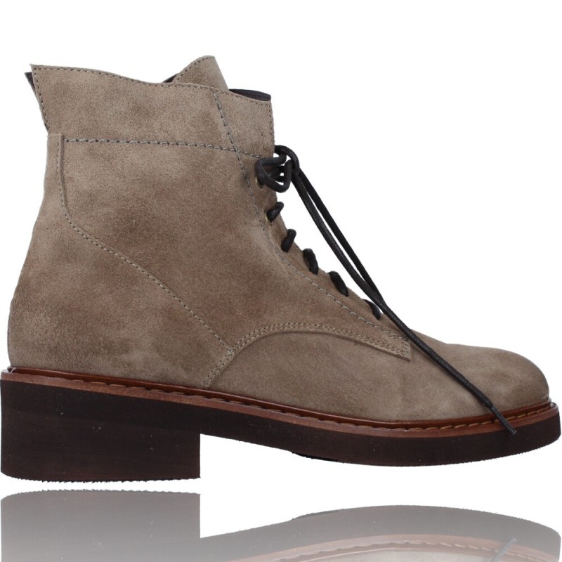 Botin serraje cordones 2025 mujer