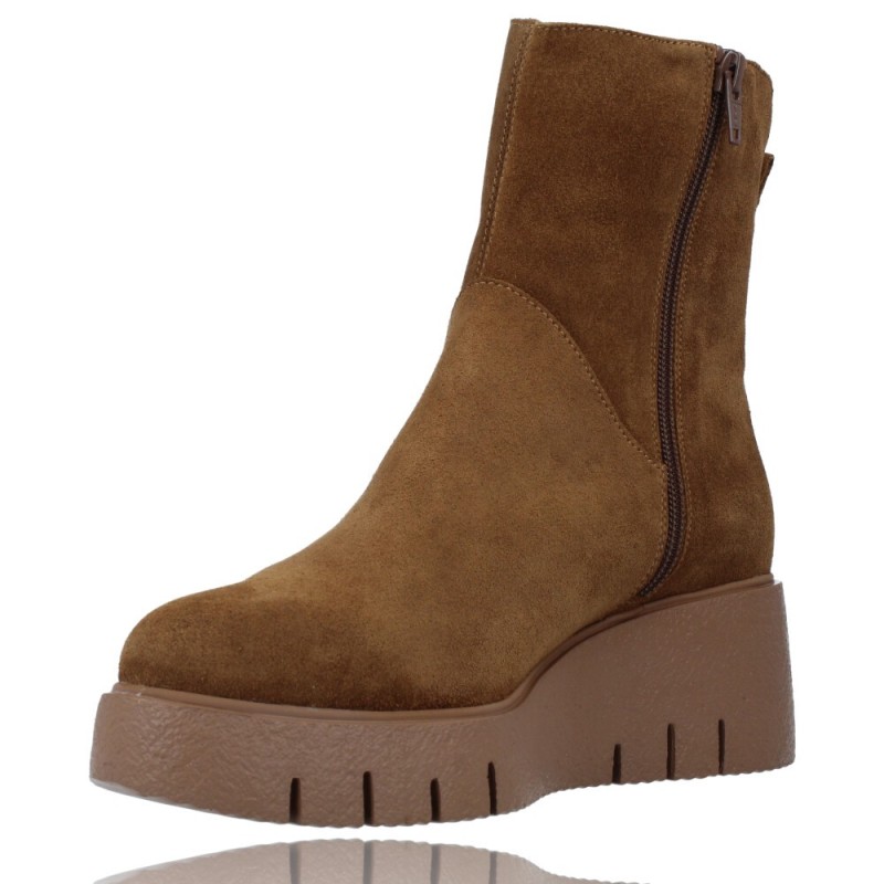 Casual Waterproof Leather Ankle Boots 