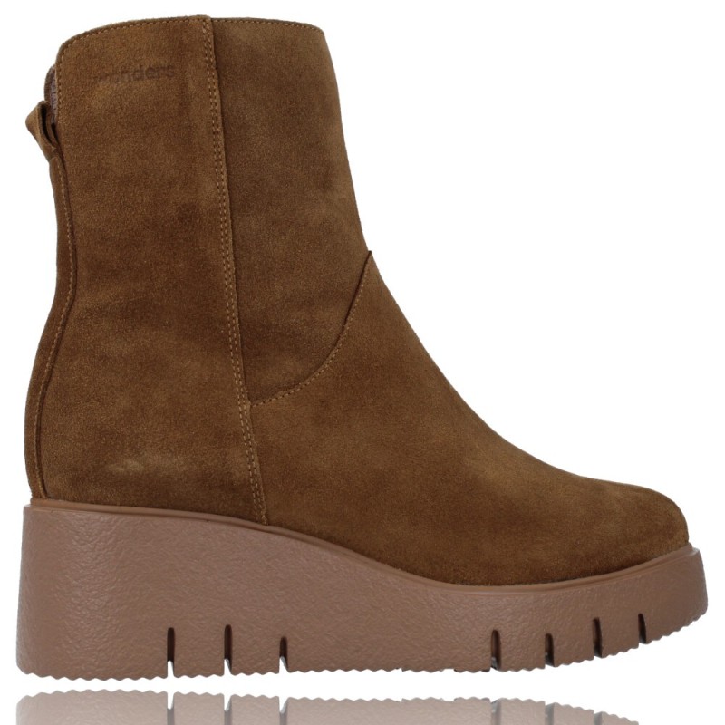 Botines Casual de Piel Hidrofugada para Mujeres de Wonders Aitana E-6232