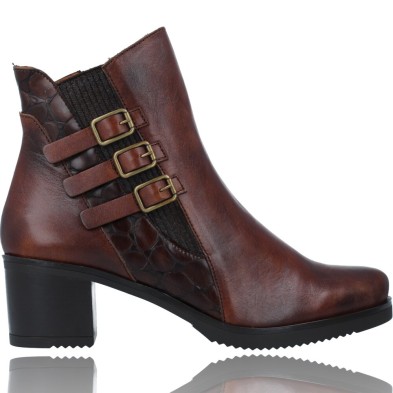 Botines Casual de Piel con Mujer de Dansi 4161