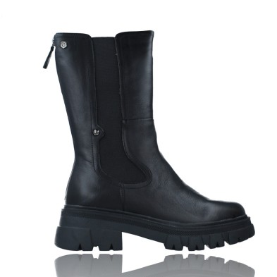 Botas Casual Moteras Bikers de Piel para Mujer de Carmela 68015
