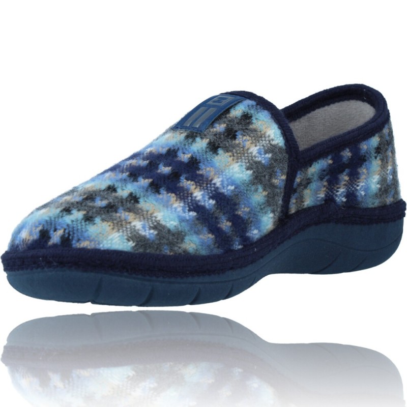 Calzados Vesga Zapatillas De Casa Pantuflas para Mujer de Nordikas Boreal Sra 1825 color azul foto 4