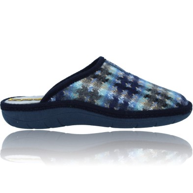 Calzados Vesga Zapatillas de Casa Pantuflas Destalonadas para Mujer de Nordikas Boreal Sra 1718 color azul foto 1