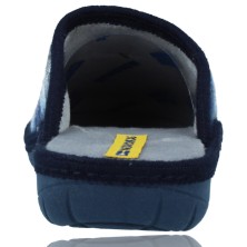 Calzados Vesga Zapatillas de Casa Pantuflas Destalonadas para Mujer de Nordikas Boreal Sra 1718 color azul foto 7