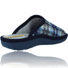 Calzados Vesga Zapatillas de Casa Pantuflas Destalonadas para Mujer de Nordikas Boreal Sra 1718 color azul foto 8