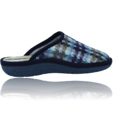 Calzados Vesga Zapatillas de Casa Pantuflas Destalonadas para Mujer de Nordikas Boreal Sra 1718 color azul foto 9