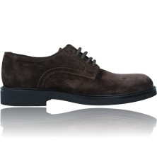 Leather Blucher Shoes with...