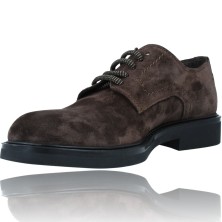 Calzados Vesga Zapatos Blucher de Piel con cordones para Hombres de Luis Gonzalo 7945H color marrón foto 4