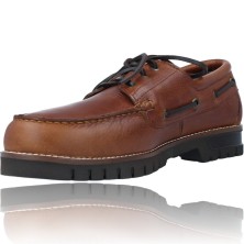 Calzados Vesga Zapatos Casual Náuticos de Piel Water Adapt para Hombres de Callaghan Freeport 50100 color cuero foto 4
