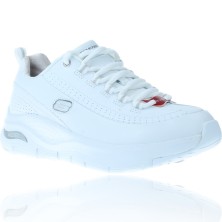 Calzados Vesga Zapatillas Deportivas para Mujer de Skechers Arch Fit 149146 color blanco foto 2
