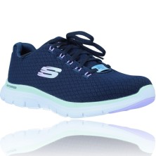 Calzados Vesga Zapatillas Deportivas Sneakers Casual Waterproof para Mujeres de Skechers 149298 Flex Appeal color marino foto 2