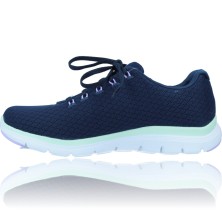 Calzados Vesga Zapatillas Deportivas Sneakers Casual Waterproof para Mujeres de Skechers 149298 Flex Appeal color marino foto 5